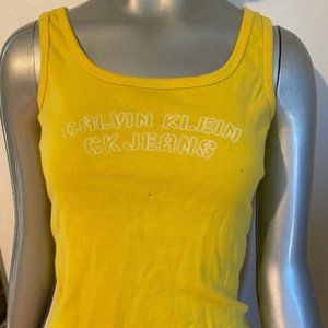 Yellow Calvin Klein Tank Top